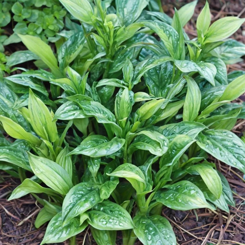 Hosta x hybrida 'Emerald Necklace'