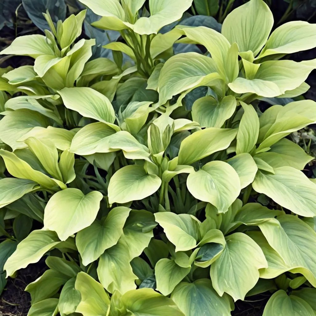 Hosta x hybrida 'Sublime Lime'