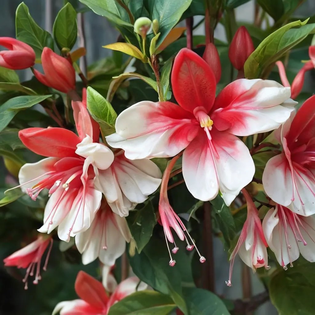 Fuchsia x hybrida 'Swingtime'