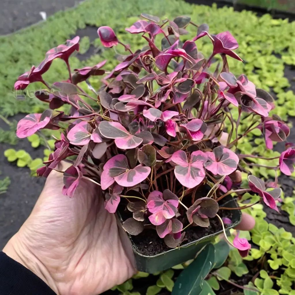 Oxalis stricta 'Plum Crazy'