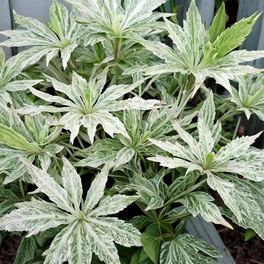 Fatsia japonica 'Spiders Web'