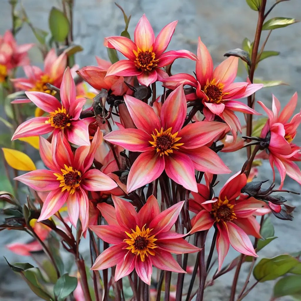 Dahlia pinnata 'Waltzing Mathilda'