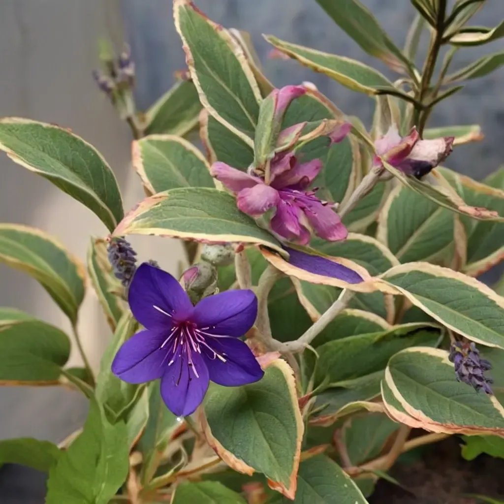 Tibouchina urvilleana 'Variegata'