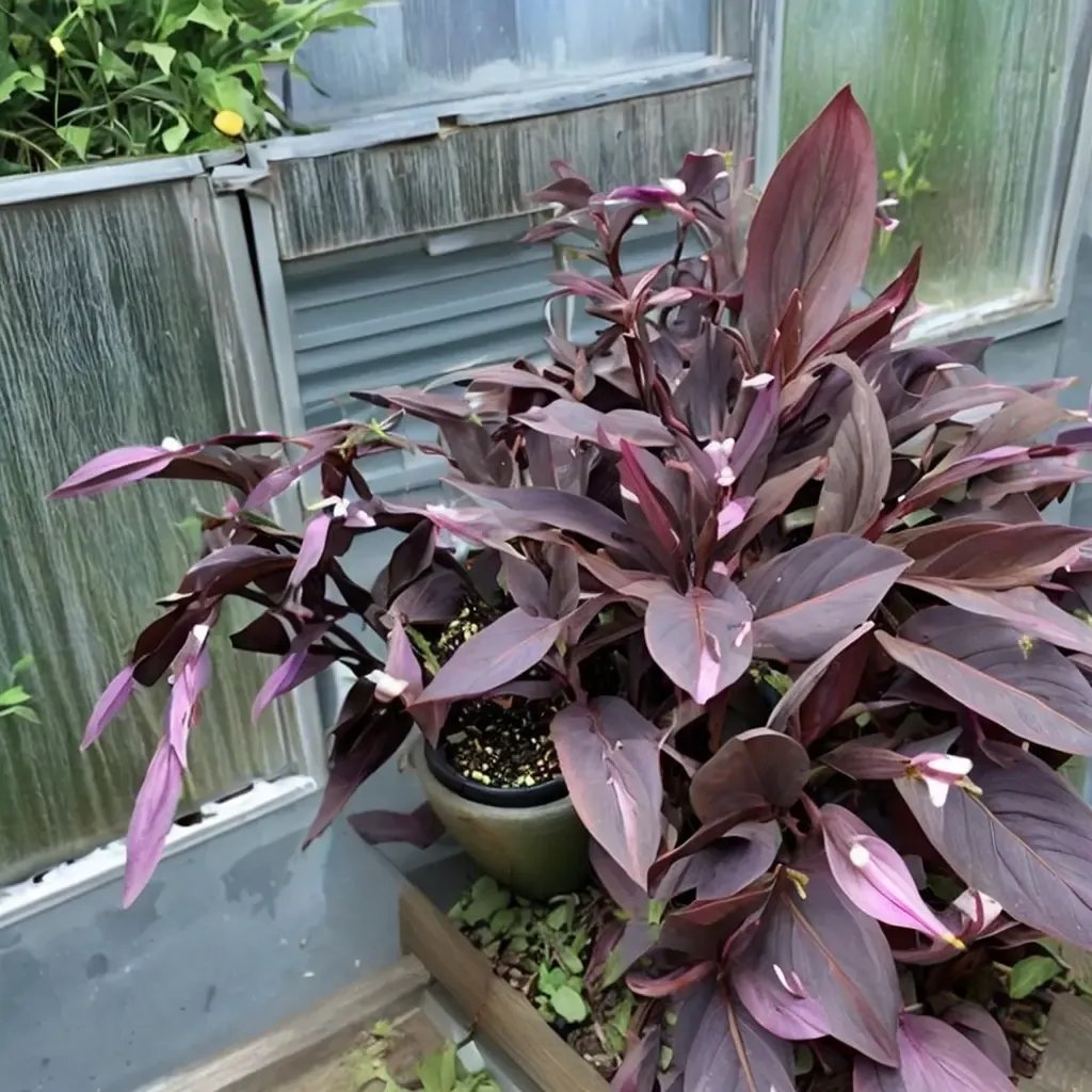 Tradescantia pallida 'Kartuz Giant'