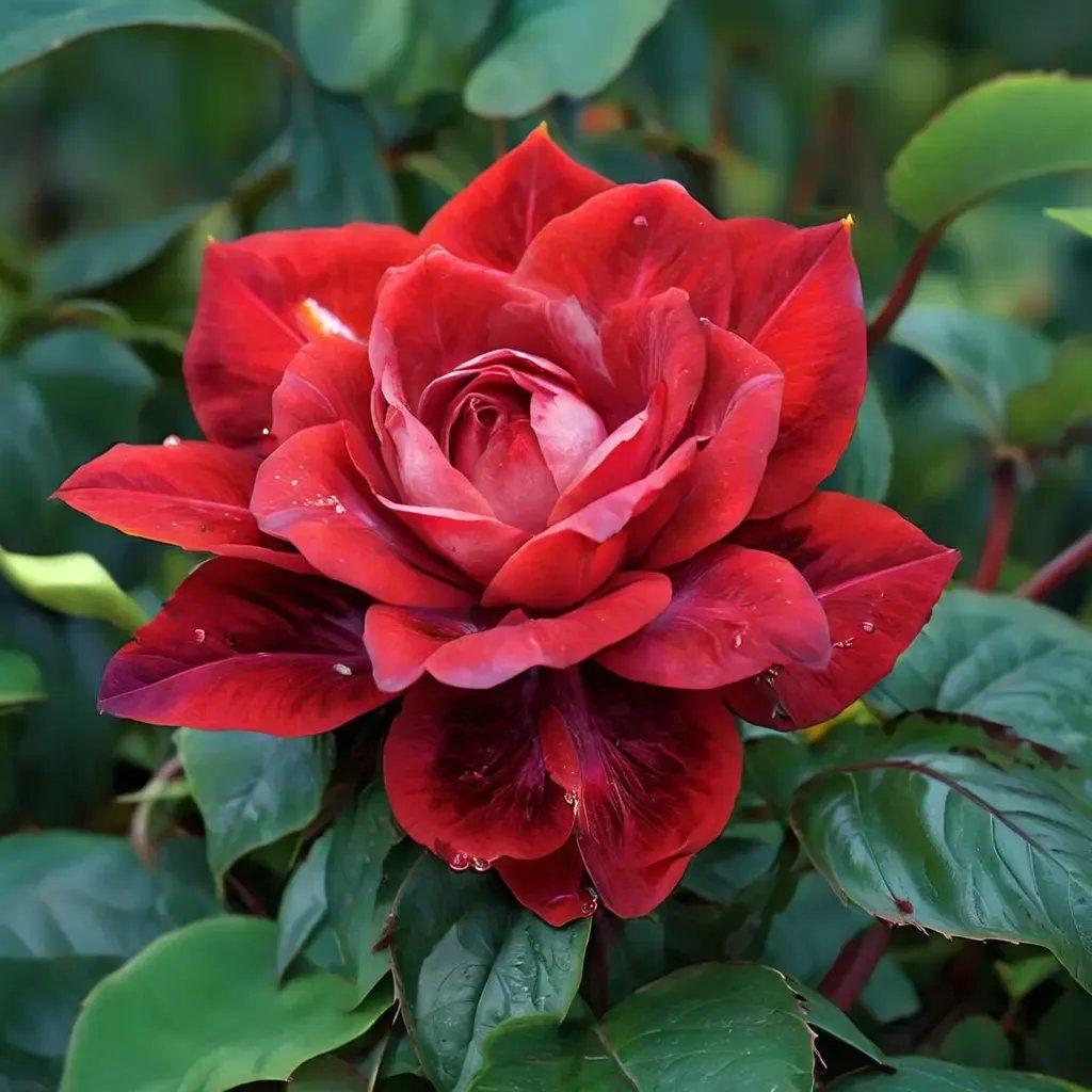 Rosa x hybrida 'Smokin Hot'