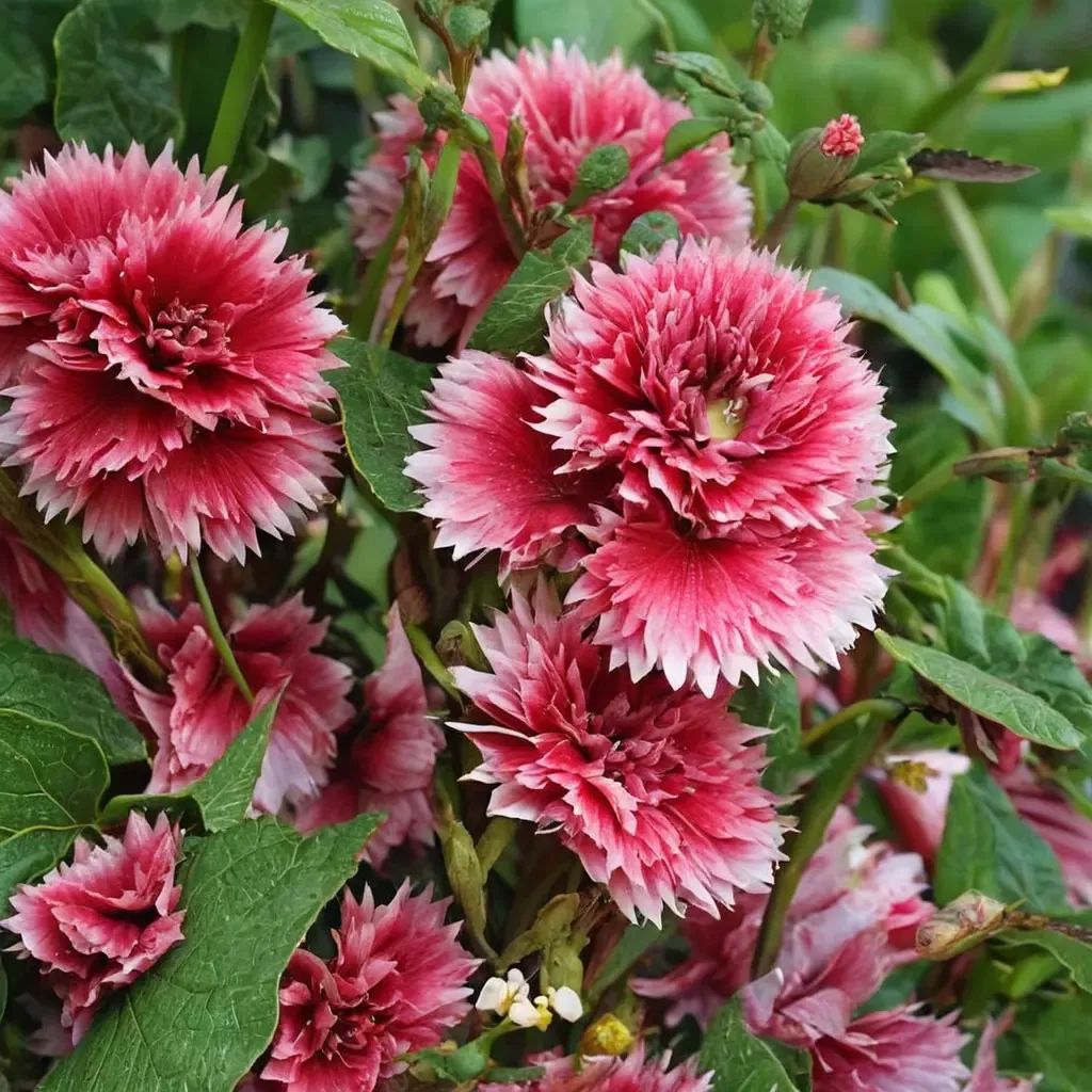 Alcea rosea 'Fiesta Time'