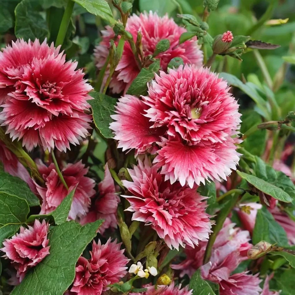 Alcea rosea 'Fiesta Time'