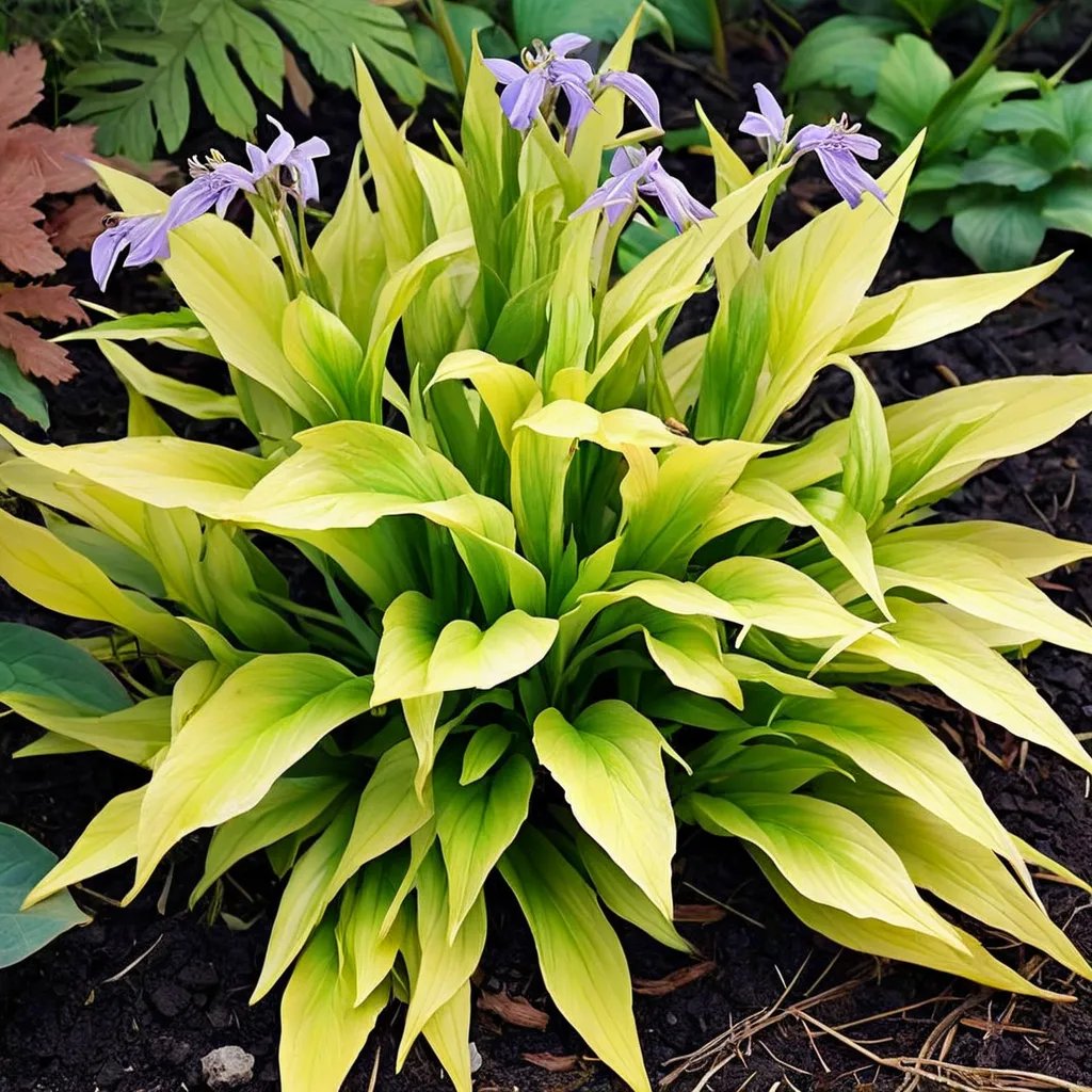 Hosta x hybrida 'Munchkin Fire'