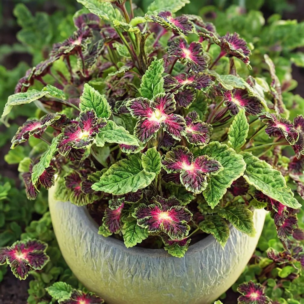 Solenostemon scutellarioides 'Colorblaze Strawberry Drop'
