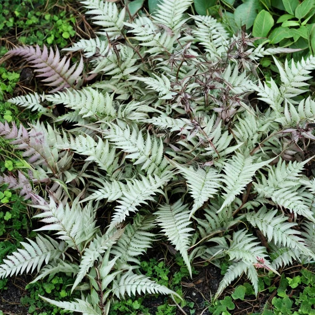 Athyrium niponicum 'Soul Mate'