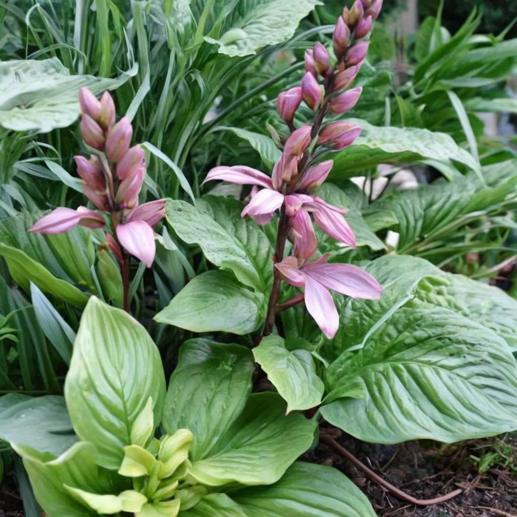 Hosta x hybrida 'Celtic Bouquet'