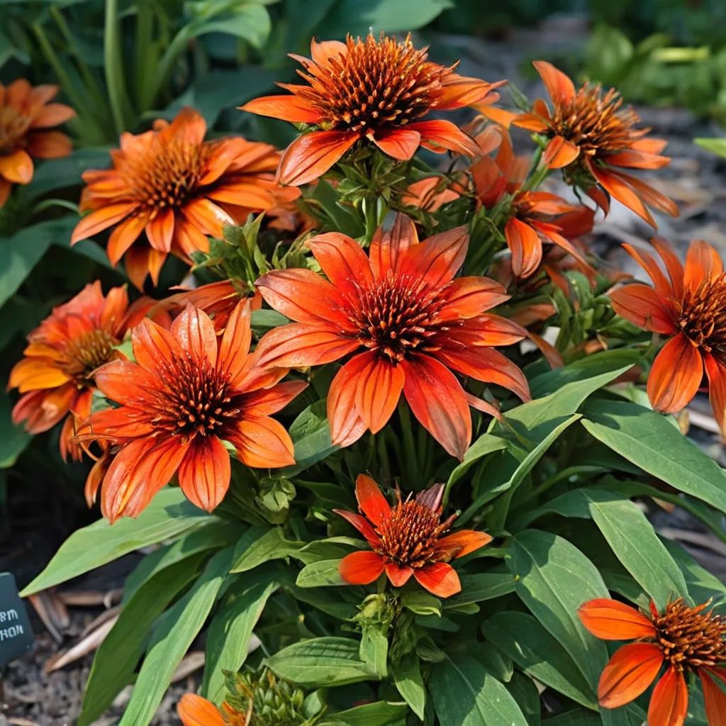 Echinacea purpurea 'Fiesta Orange'