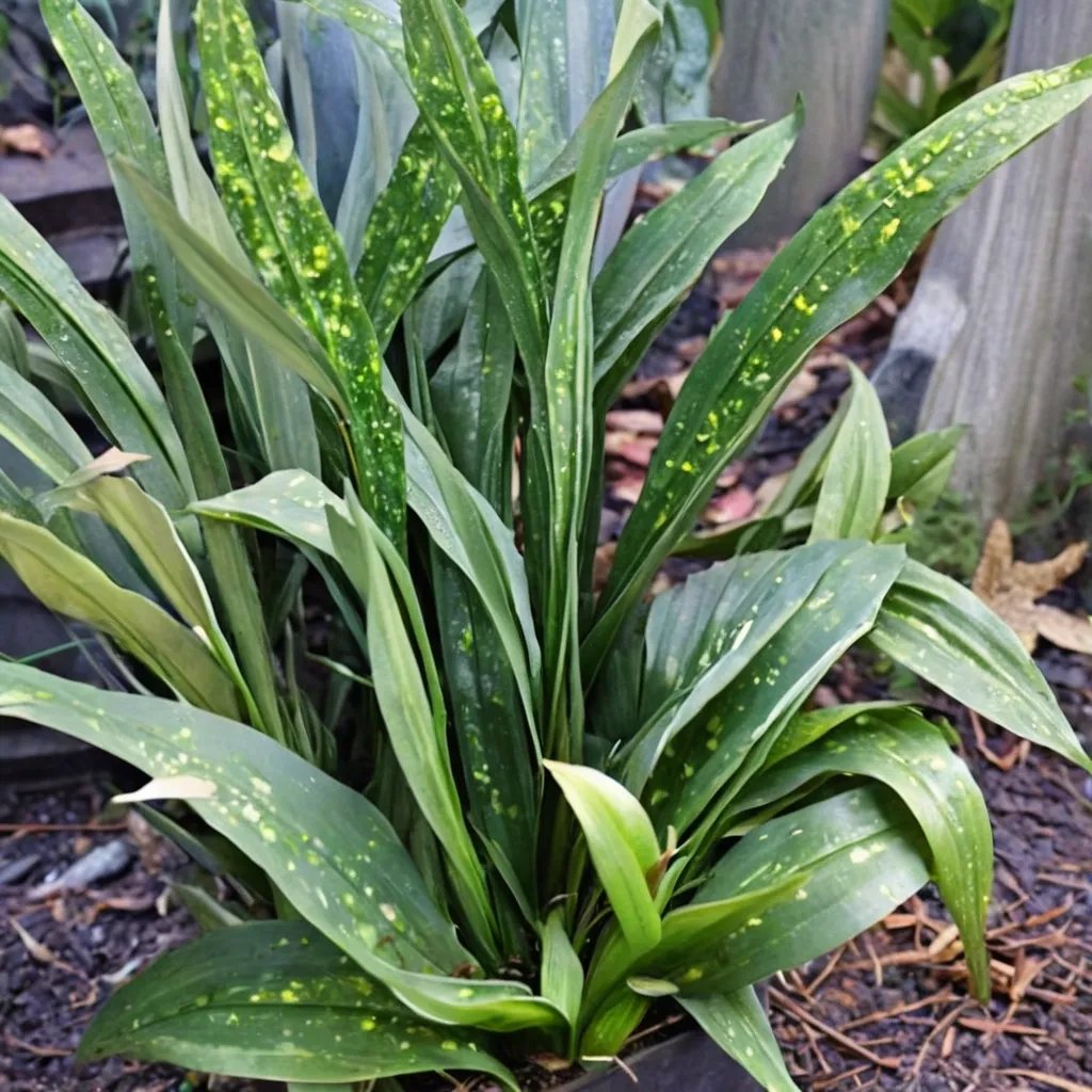 Aspidistra carnosa 'Rigid Ribbons'