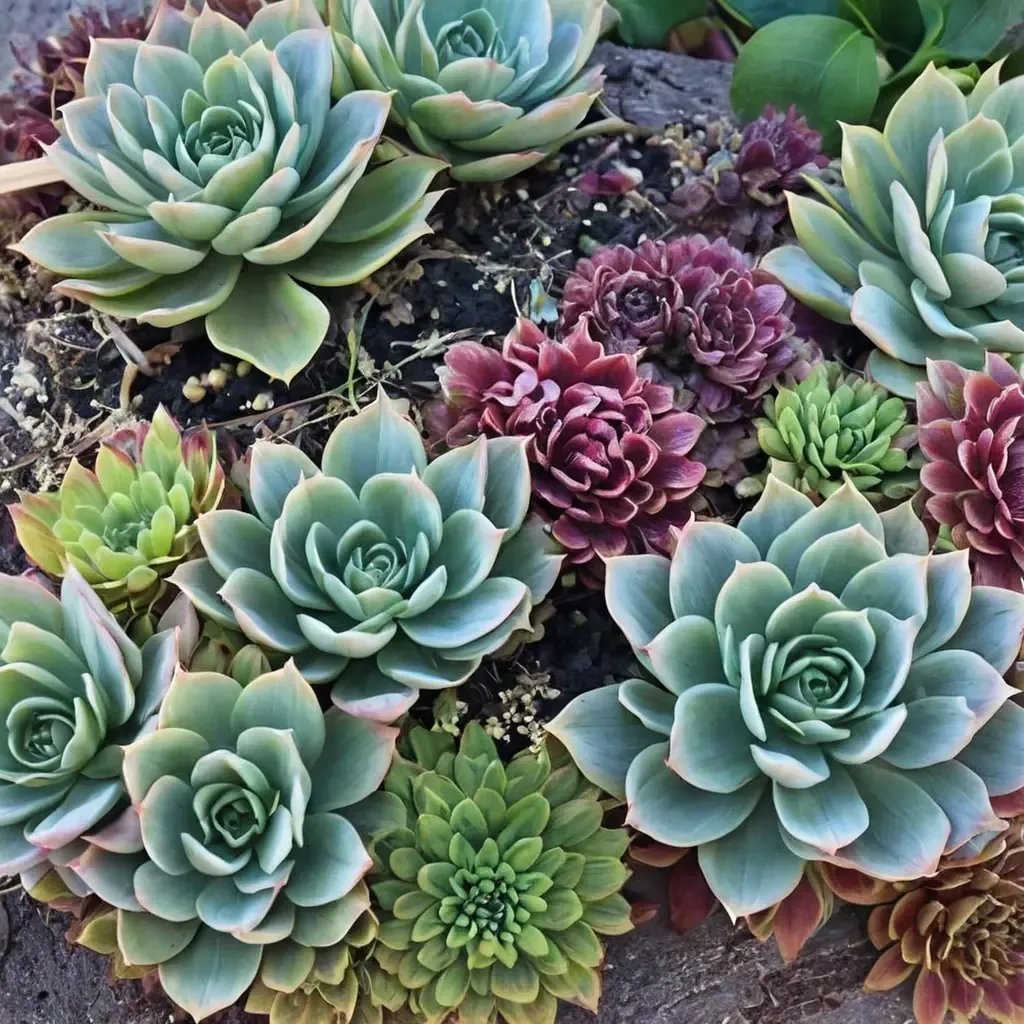 Echeveria executive 'Hens and Chicks Collection'