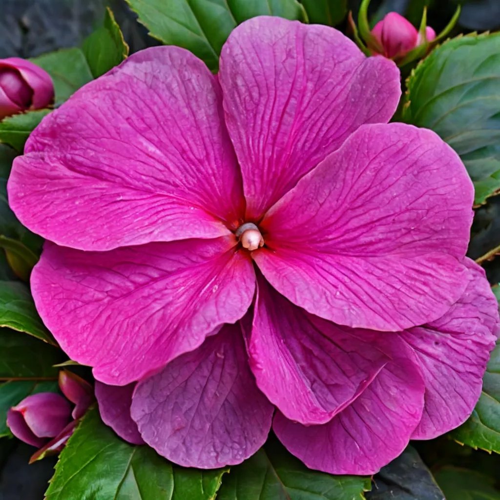Impatiens x hybrida 'Sonic Lilac'