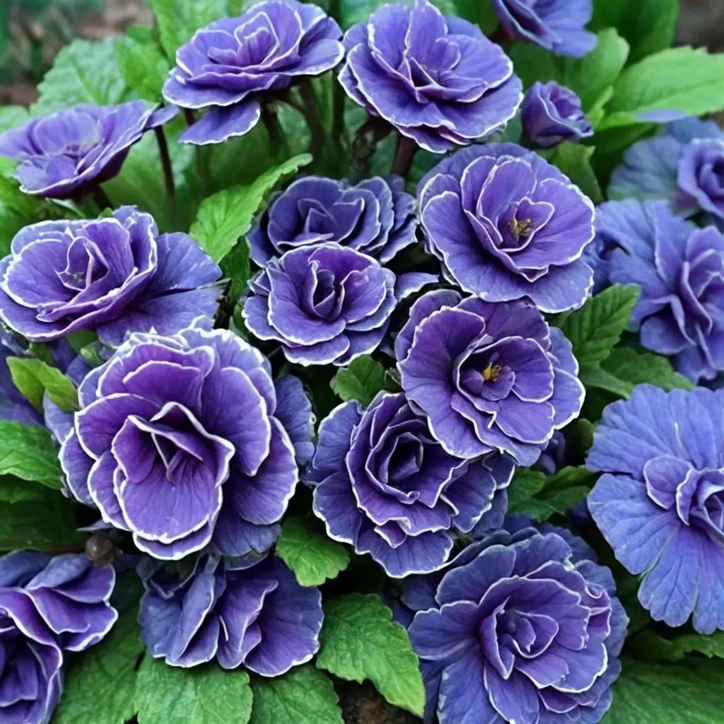 Primula vulgaris 'Belarina Amethyst Ice'