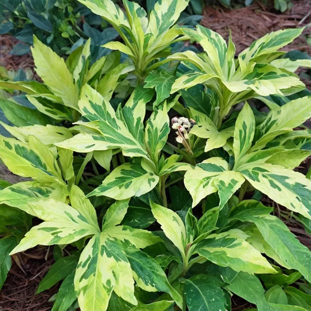 Fatsia japonica 'Murakumo Nishiki'