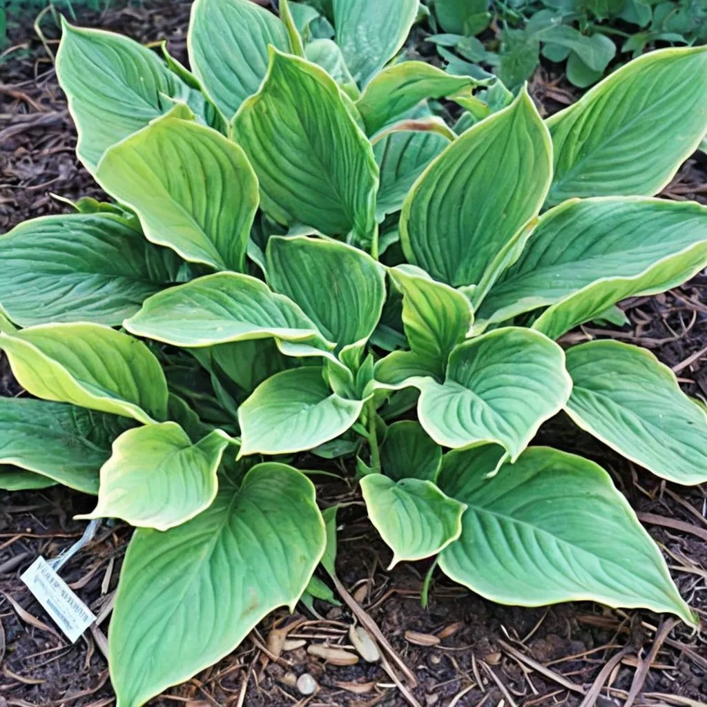 Hosta x hybrida 'Lady Isobel Barnett'