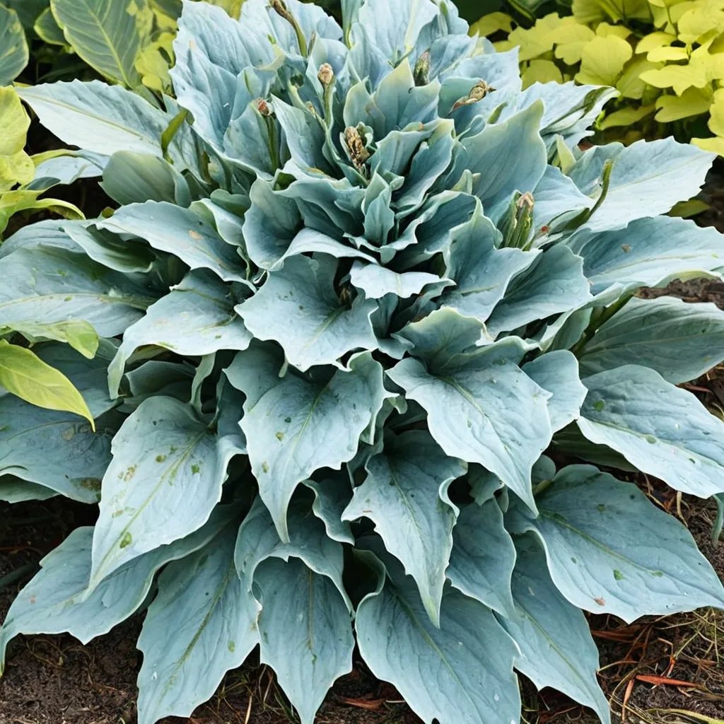 Hosta x hybrida 'Dancing With Dragons'
