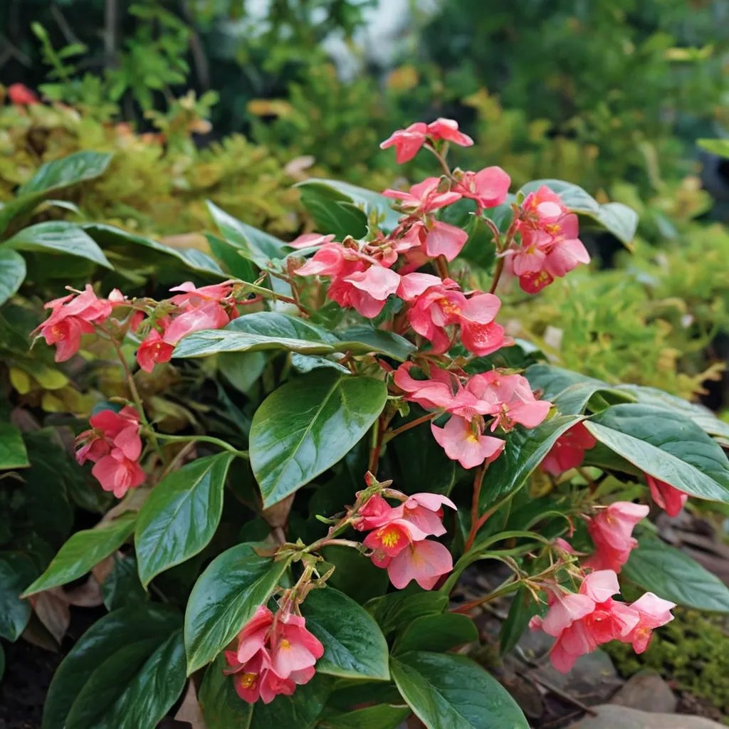 Begonia x hybrida 'Dragon Wing Pink'