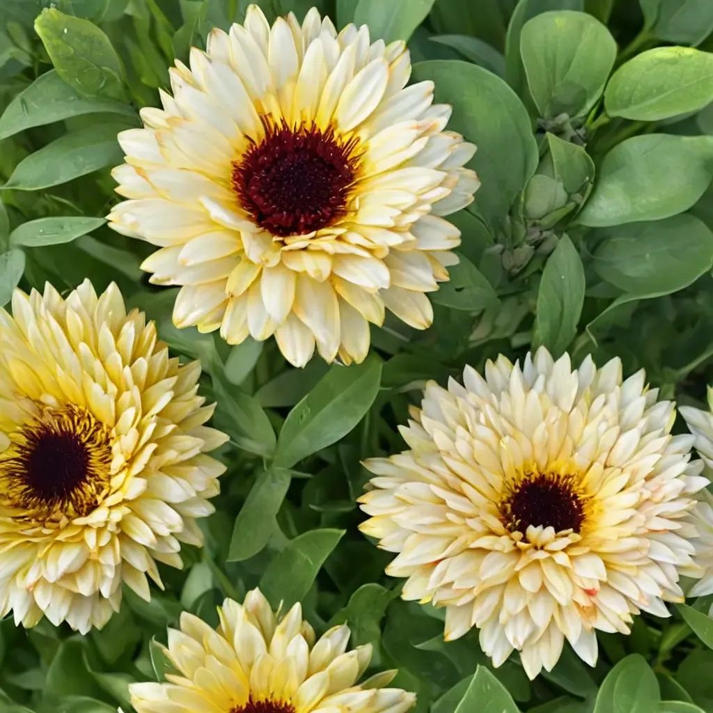 Calendula officinalis 'Snow Princess'