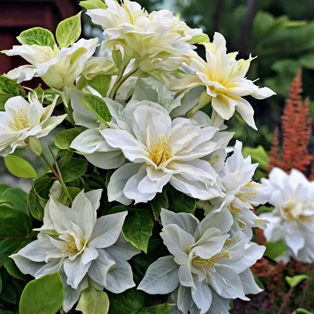 Clematis x durandii 'Maria Sklodowska Curie'