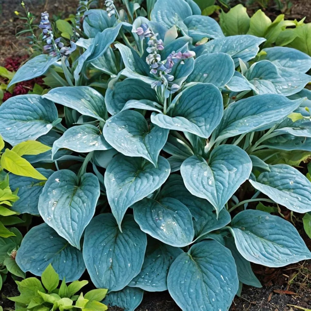 Hosta x hybrida 'Am I Blue'