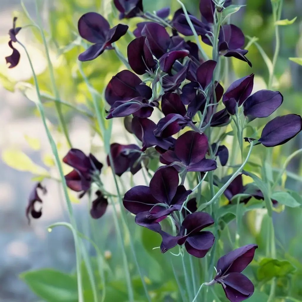 Lathyrus odoratus 'Almost Black'