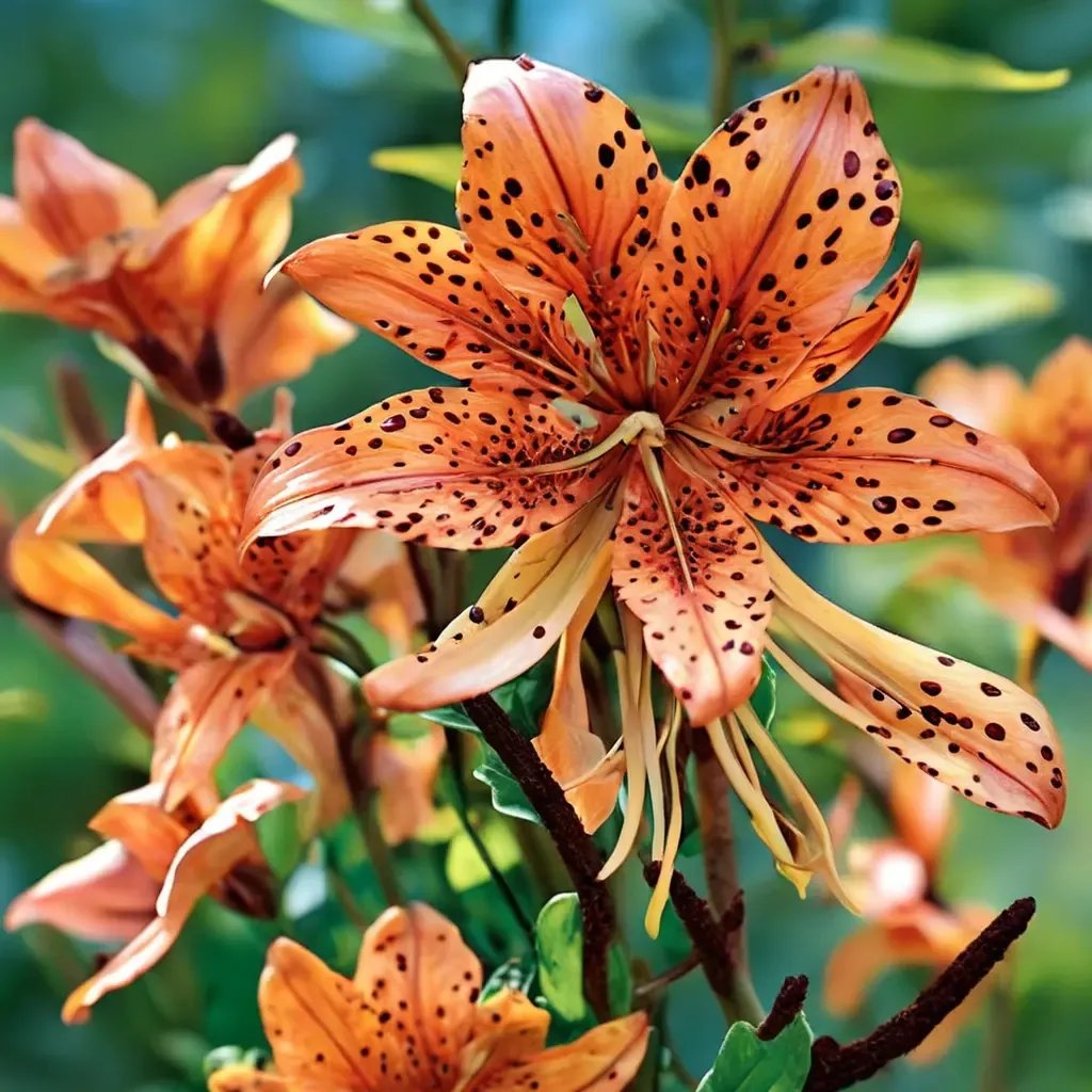 Lilium lancifolium 'Orange Tiger'