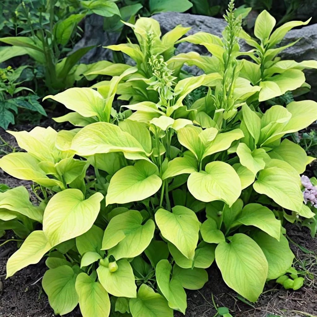Hosta x hybrida 'Golden Scepter'