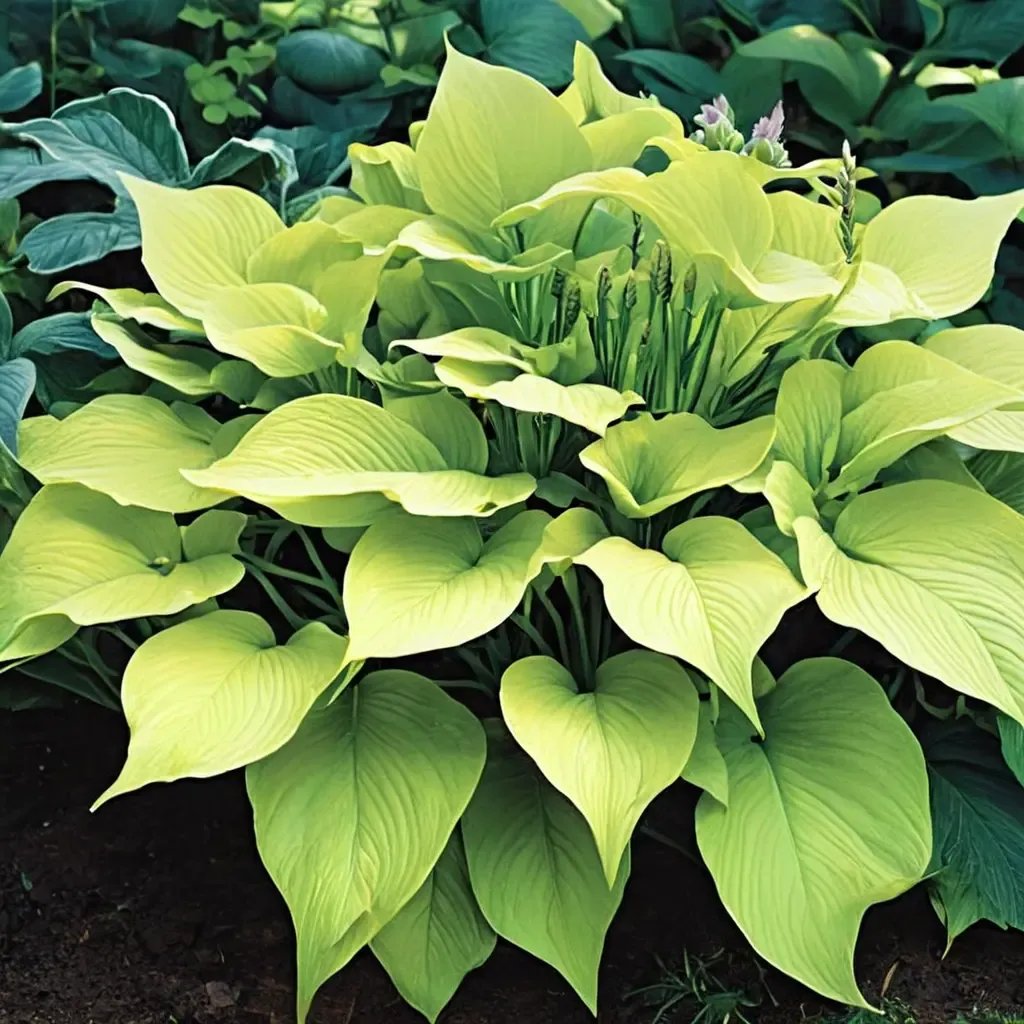Hosta fortunei 'Sun Power'