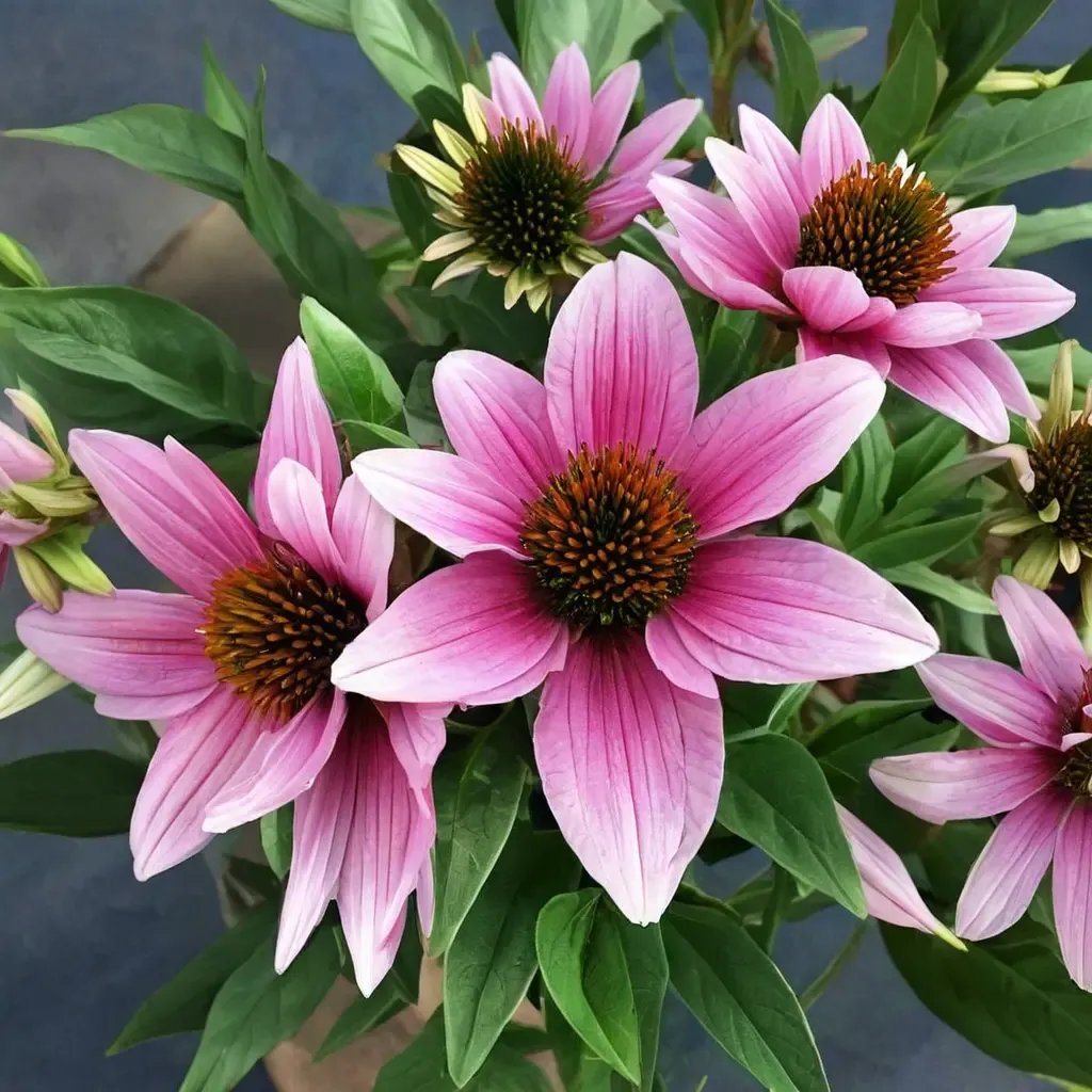 Echinacea purpurea 'French Tips'
