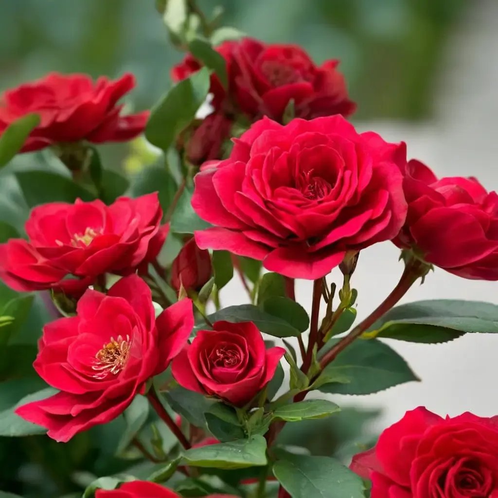 Rosa x hybrida 'Red Freedom'