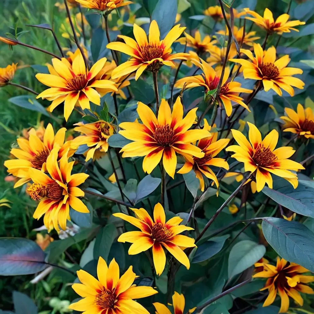 Heliopsis helianthoides 'Burning Hearts'