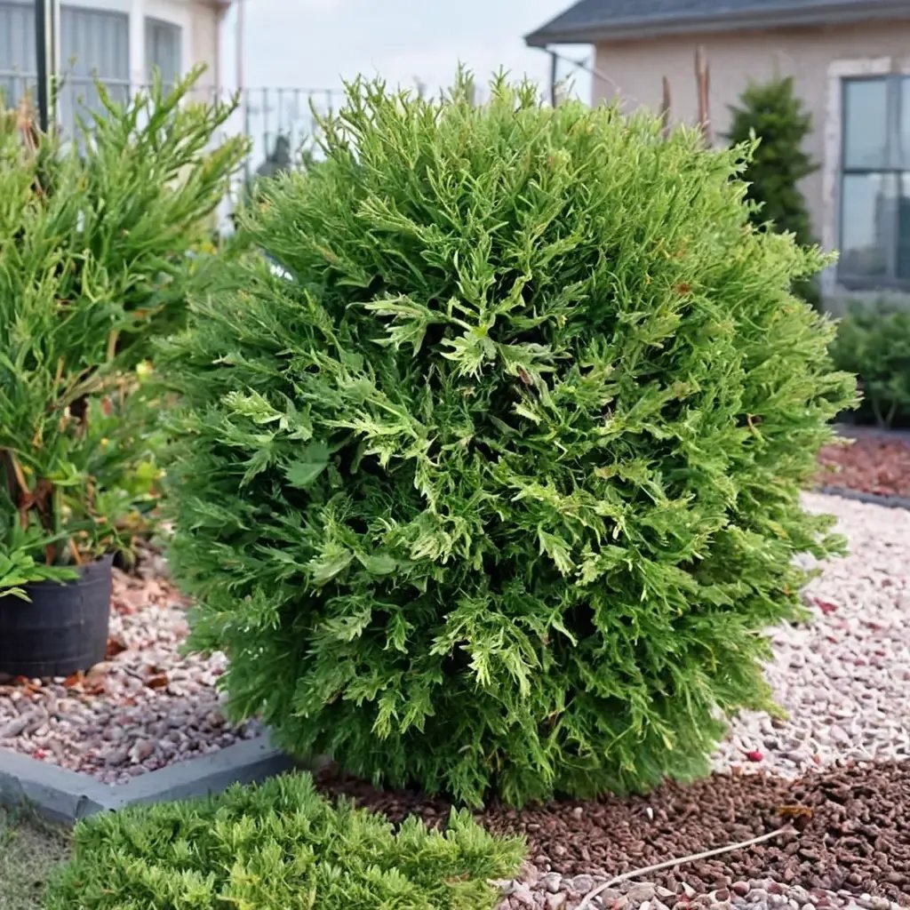 Thuja occidentalis 'Woodward Globe'