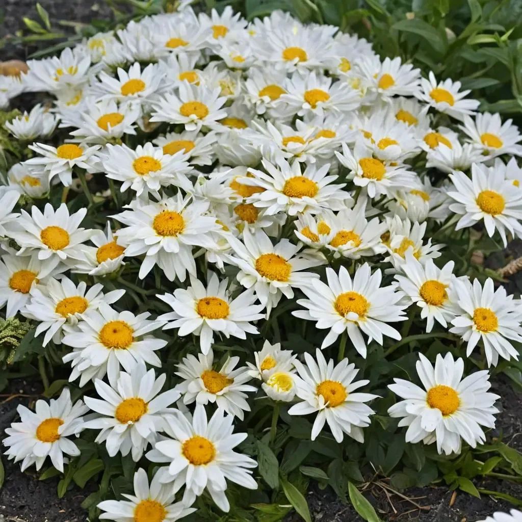 Leucanthemum vulgaris 'Cream Puff'