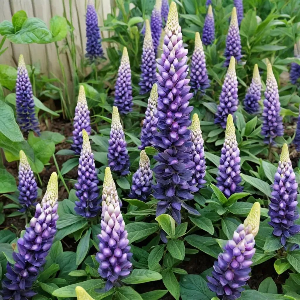 Lupinus polyphyllus 'Westcountry Persian Slipper'