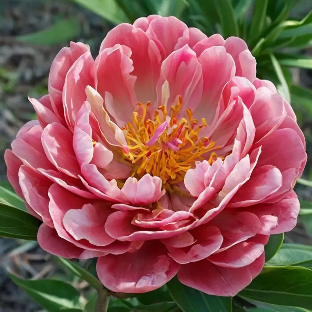 Paeonia officinalis 'Coral Supreme'