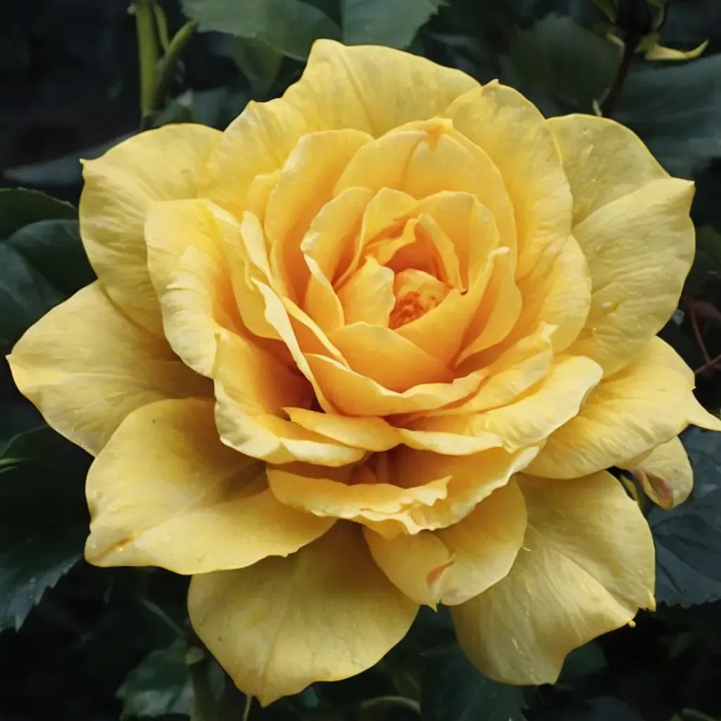 Rosa x hybrida 'Midas Touch'