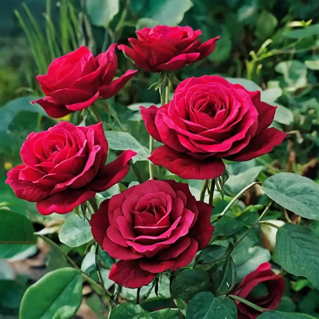 Rosa x hybrida 'Mister Lincoln'