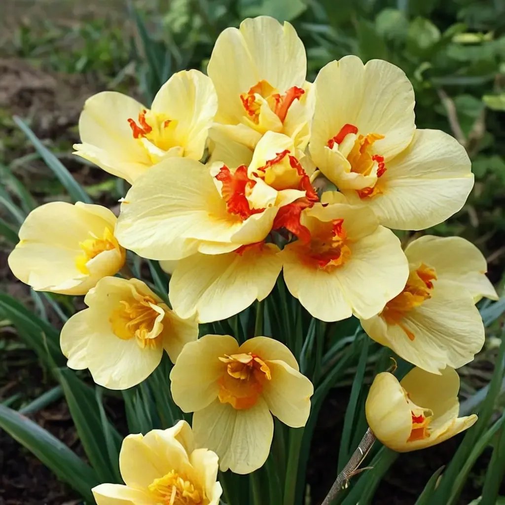 Narcissus pseudonarcissus 'Tahiti'