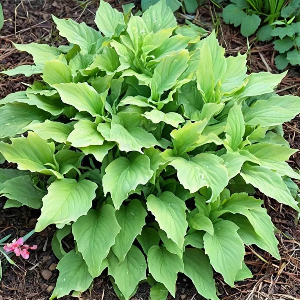 Hosta x hybrida 'Mrs Minky'