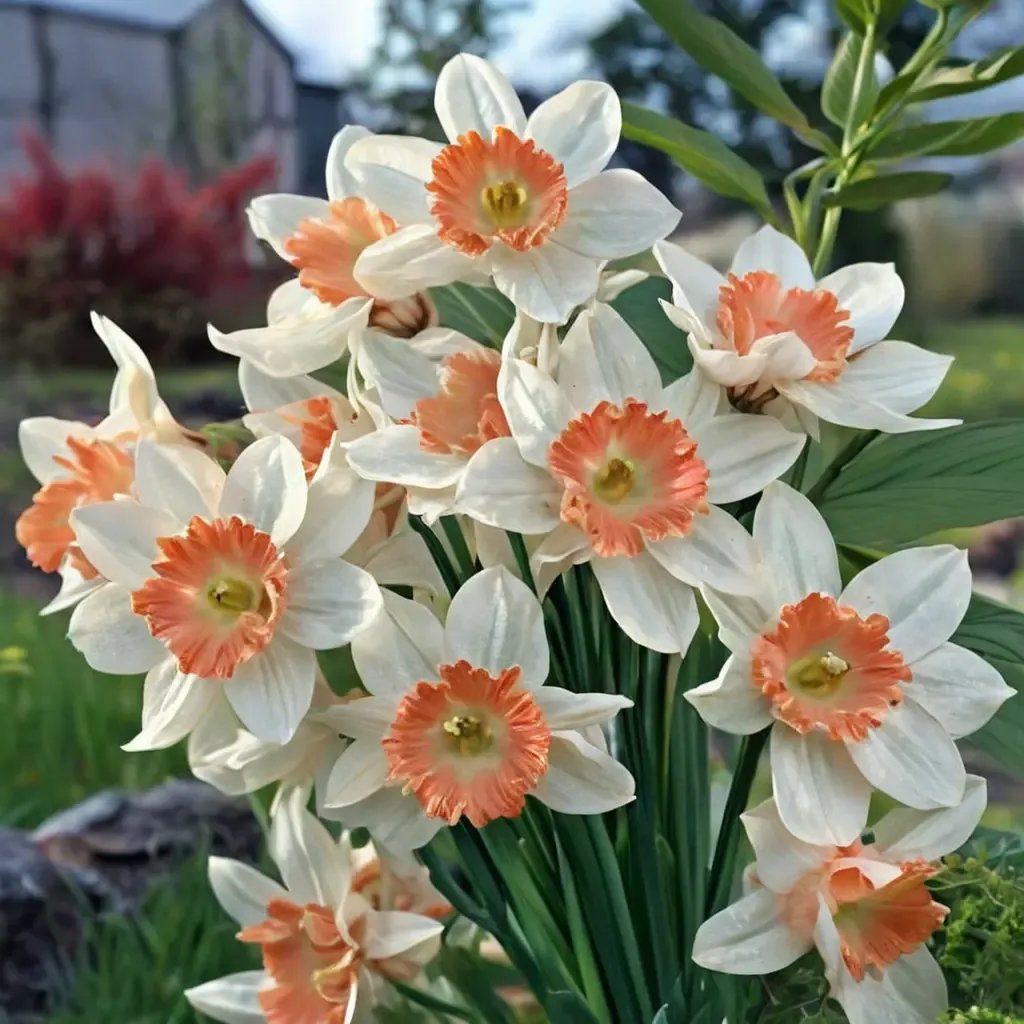 Narcissus papyraceus 'Pink Charm'
