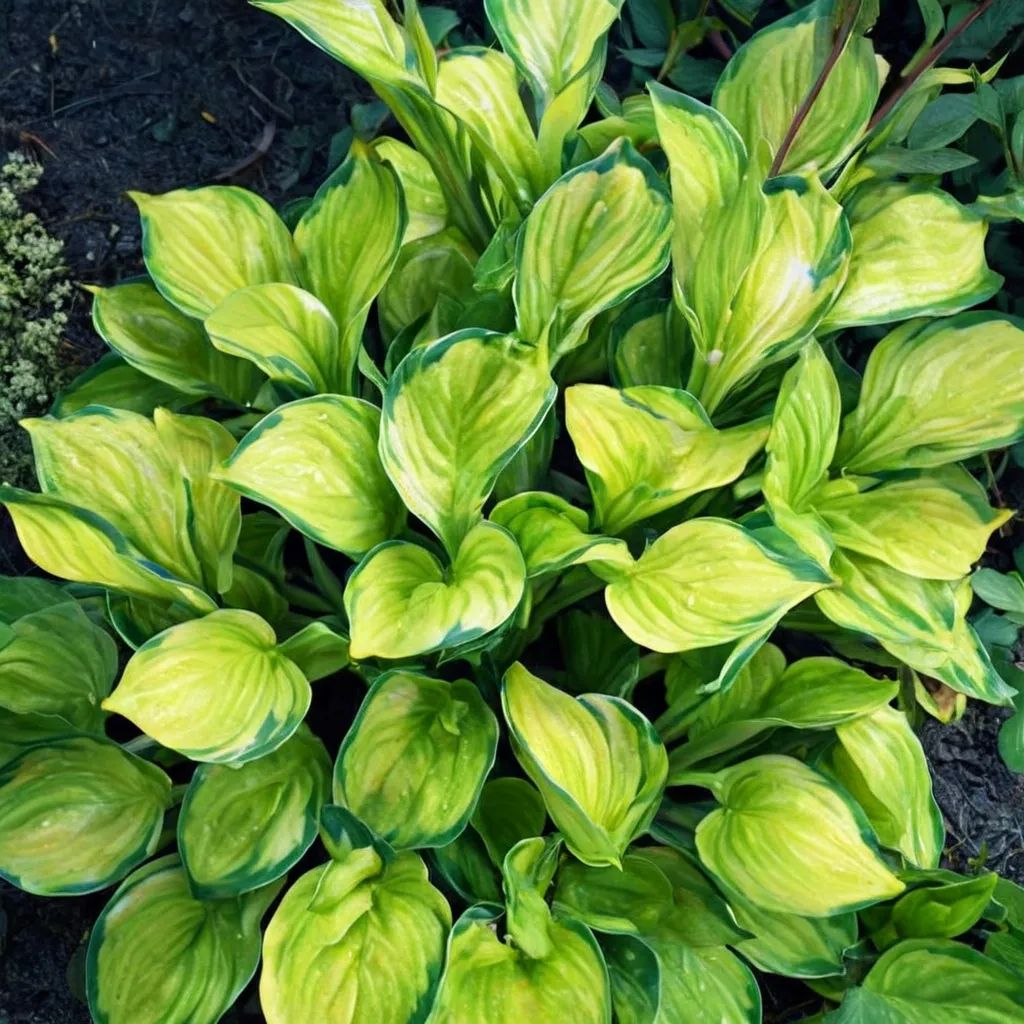 Hosta x hybrida 'Wylde Green Cream'