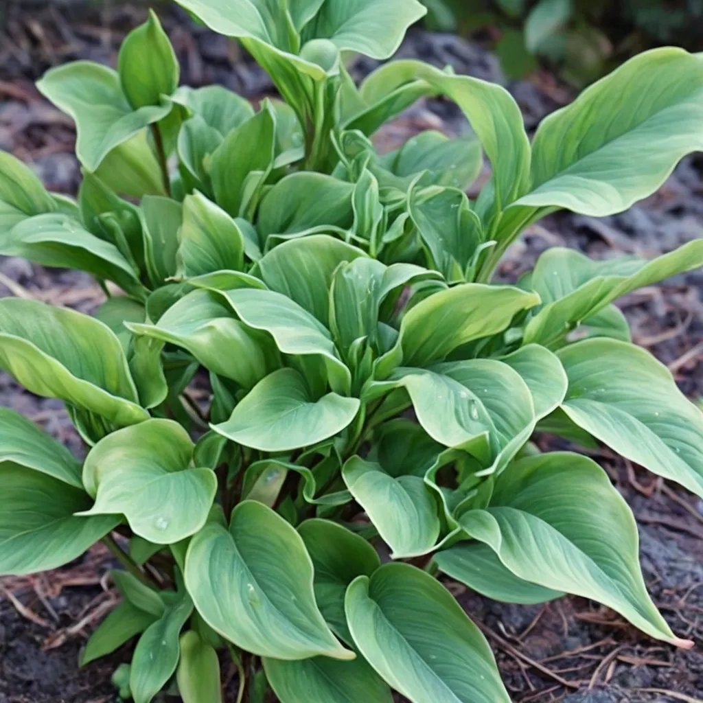 Hosta x hybrida 'Twists and Turns'