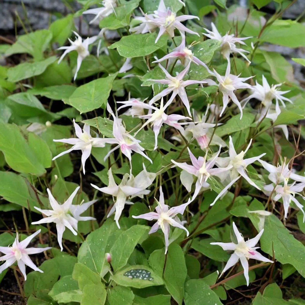 Epimedium grandiflorum 'Variegatum'