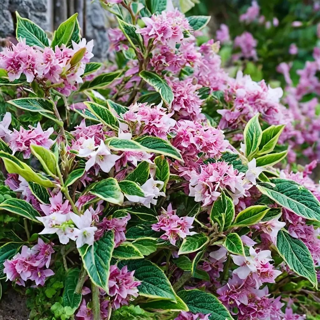 Weigela florida 'Pink Splash'