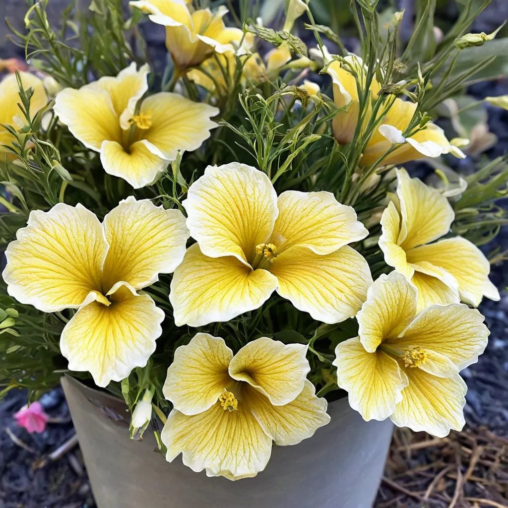 Petunia x hybrida 'Saffron Finch'