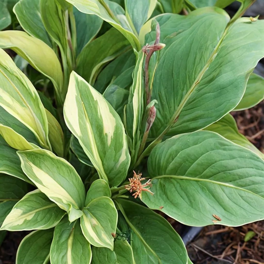 Hosta x hybrida 'Broad Street'