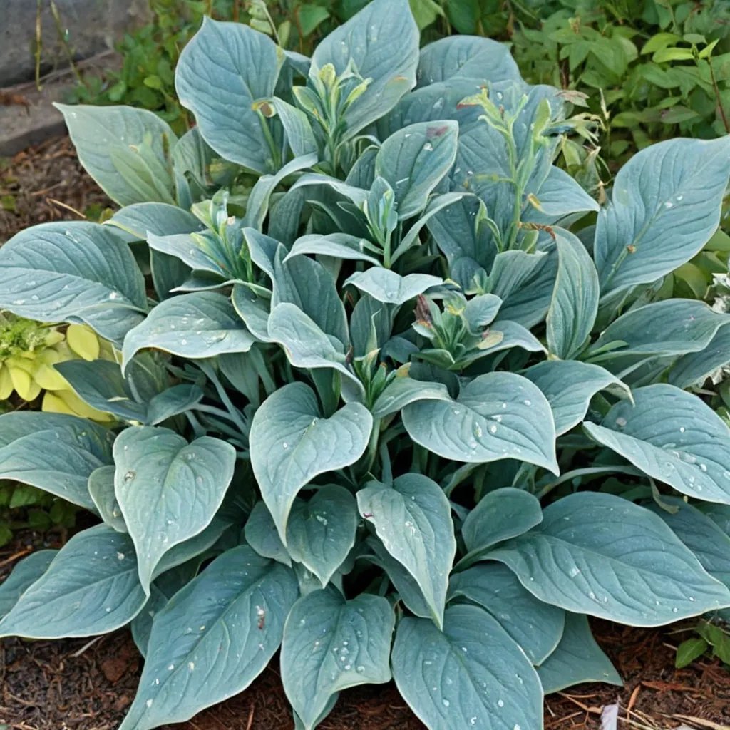 Hosta x hybrida 'Blueberry Crumble'